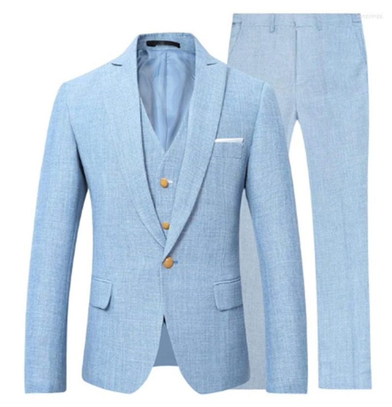 Men's Suits Arrival Sky Blue Mens Cotton 3 Piece Notch Lapel Casual Costume Homme Slim Fit Wedding Suit Custom Made, Pink
Men's Suits Arrival Sky Blue Mens Cotton 3 Piece Notch Lapel Casual Costume Homme Slim Fit Wedding Suit Custom Made, Pink