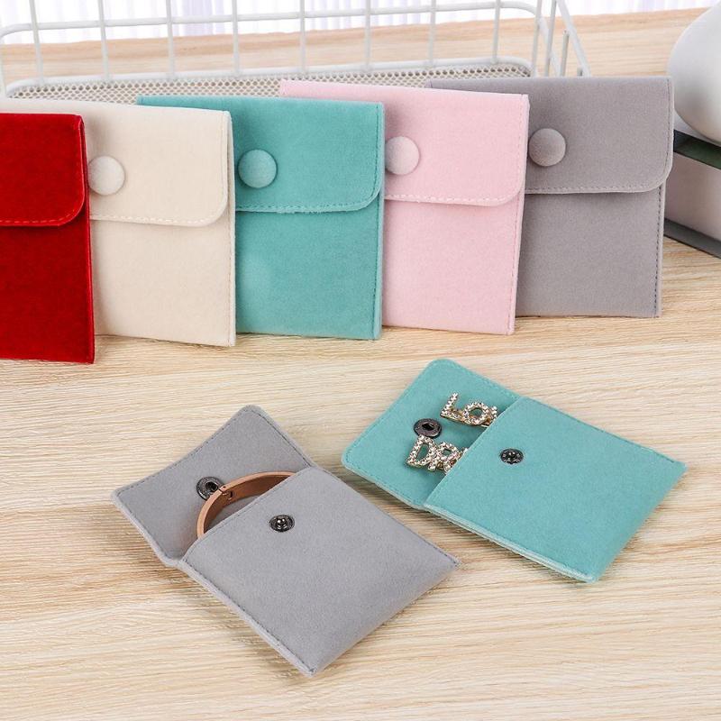Jewelry Pouches Dust Protect Snap Gift Portable Necklace Wrapping Bag Storage Pouch Bracelet Packaging
Jewelry Pouches Dust Protect Snap Gift Portable Necklace Wrapping Bag Storage Pouch Bracelet Packaging