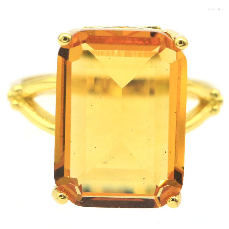 Cluster Rings 22x18mm Princess Cut 6.2g Golden Citrine Daily Wear Gold Silver For Women Ring
Cluster Rings 22x18mm Princess Cut 6.2g Golden Citrine Daily Wear Gold Silver For Women Ring