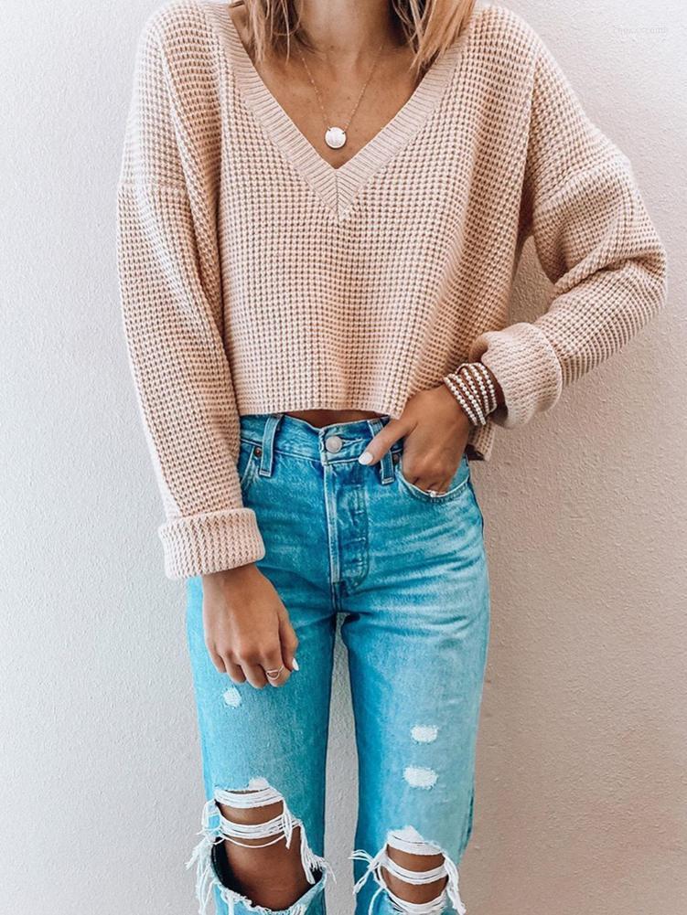 Women' Sweaters Women' Women V-neck Long Sleeve Sweater Solid Color Pullover Loose Knit Jumper Womens Knitwear Base Shirt, Gray
Women' Sweaters Women' Women V-neck Long Sleeve Sweater Solid Color Pullover Loose Knit Jumper Womens Knitwear Base Shirt, Gray