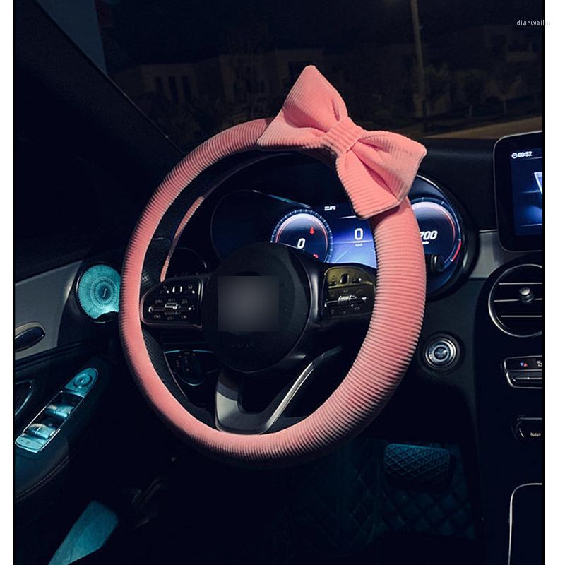 Steering Wheel Covers Creative Bow Plush Car Protective Cover Non-slip Universal Steering-Wheel Auto Interior Decoration Women
Steering Wheel Covers Creative Bow Plush Car Protective Cover Non-slip Universal Steering-Wheel Auto Interior Decoration Women