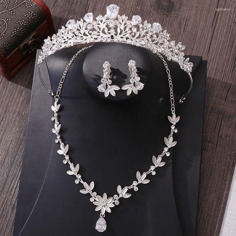 Necklace Earrings Set SLBRIDAL Alloy Rhinestones Cubic Zircon Bridal Tiara Crown Earring Wedding CZ Jewelry Women Bridesmaids, Picture shown
Necklace Earrings Set SLBRIDAL Alloy Rhinestones Cubic Zircon Bridal Tiara Crown Earring Wedding CZ Jewelry Women Bridesmaids, Picture shown