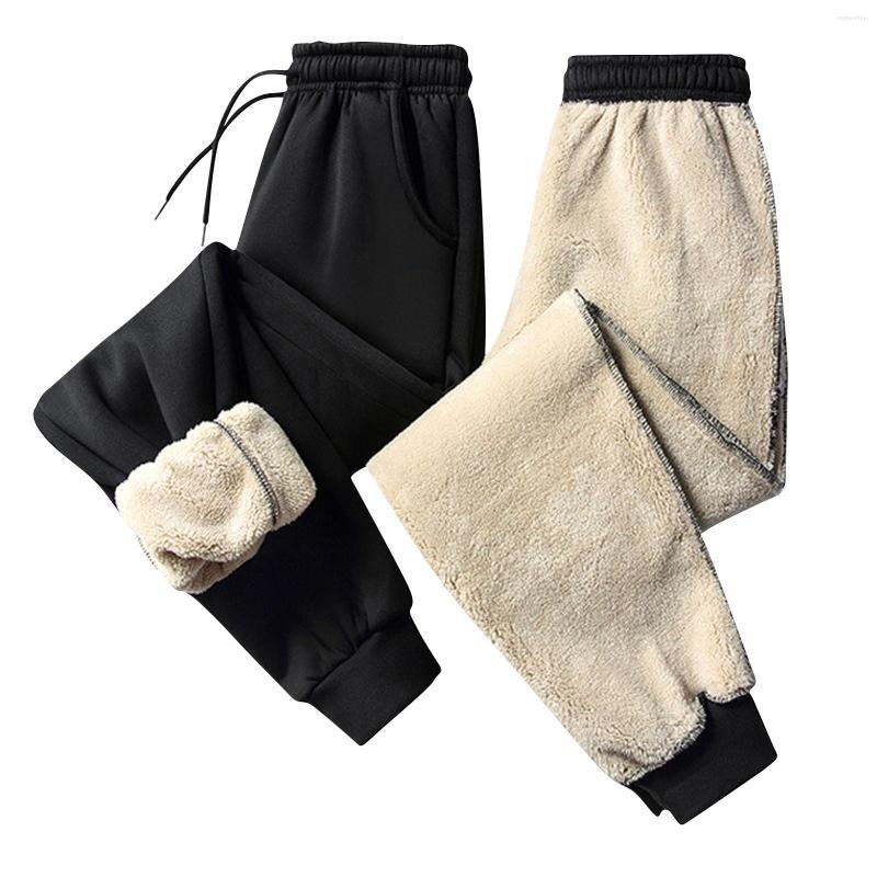 Men's Pants Men's Lambswool With Thickening Bundle Foot Loose Cotton Sweatpants Winter Plush Warm Large Fit Trousers Size, Bk4
Men's Pants Men's Lambswool With Thickening Bundle Foot Loose Cotton Sweatpants Winter Plush Warm Large Fit Trousers Size, Bk4
