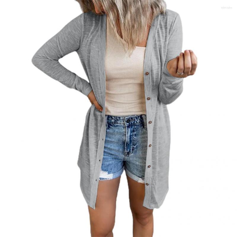 Women' Knits Women Cardigan Fashion Solid Color Loose Long Sleeve Button For Dating, White
Women' Knits Women Cardigan Fashion Solid Color Loose Long Sleeve Button For Dating, White