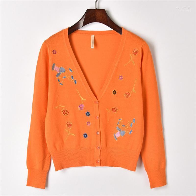 Women's Sweaters Women's Makuluya Flower Floral ROSE Embroidery Women V-neck Long-Sleeved Cute Knitted Cardigan Sweater Spring Autumn, Black
Women's Sweaters Women's Makuluya Flower Floral ROSE Embroidery Women V-neck Long-Sleeved Cute Knitted Cardigan Sweater Spring Autumn, Black