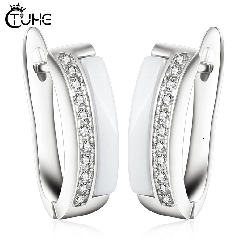 Stud One Row AAA CZ Element Earrings For Women U Shape Healthy Ceramic Jewelry Wholesale 221119
Stud One Row AAA CZ Element Earrings For Women U Shape Healthy Ceramic Jewelry Wholesale 221119