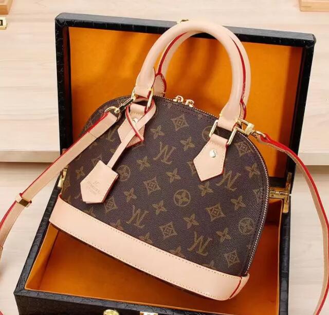 Top Quality Alma Bb Fashion Women Shoulder Bags Chain Messenger Bag Leather Handbags Shell Wallet Purse Ladies Cosmetic Crossbody Bags, Brown flower
Top Quality Alma Bb Fashion Women Shoulder Bags Chain Messenger Bag Leather Handbags Shell Wallet Purse Ladies Cosmetic Crossbody Bags, Brown flower