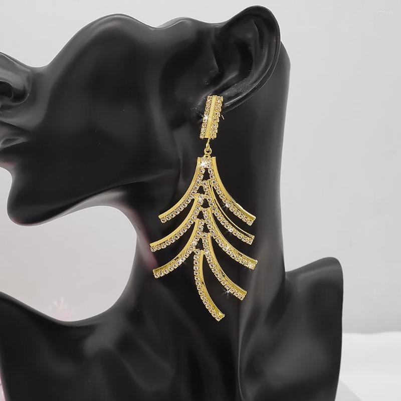 Dangle Earrings Luxury Big Branch Shape Drop For Women Rhinestone Party Statement Earings Unique Jewelry
Dangle Earrings Luxury Big Branch Shape Drop For Women Rhinestone Party Statement Earings Unique Jewelry