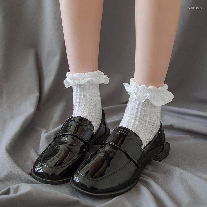 Women Socks High Quality 1Pair Cotton Spring Autumn Japanese Girl Lovely Woman Satin Lace Short Summer Sweet Ruffle Princess, Black 
Women Socks High Quality 1Pair Cotton Spring Autumn Japanese Girl Lovely Woman Satin Lace Short Summer Sweet Ruffle Princess, Black