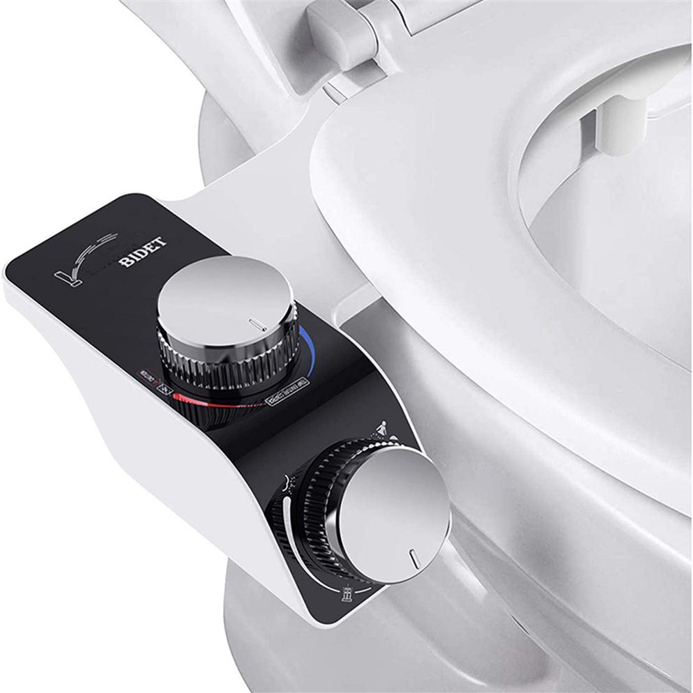 Bidet Toilet Seat Attachment Non-Electric Self-Cleaning Dual Nozzles Wash Cold Mixer Water Lady Bathroom Accessories Sprayer 220509239m 
Bidet Toilet Seat Attachment Non-Electric Self-Cleaning Dual Nozzles Wash Cold Mixer Water Lady Bathroom Accessories Sprayer 220509239m