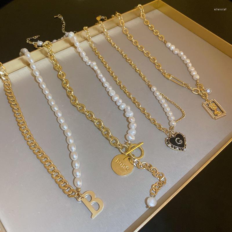 Chains Fashion Pearl Diamond Love Letter Geometric Necklace Clavicle Chain Retro Versatile High-end Temperament Jewelry For Woman
Chains Fashion Pearl Diamond Love Letter Geometric Necklace Clavicle Chain Retro Versatile High-end Temperament Jewelry For Woman