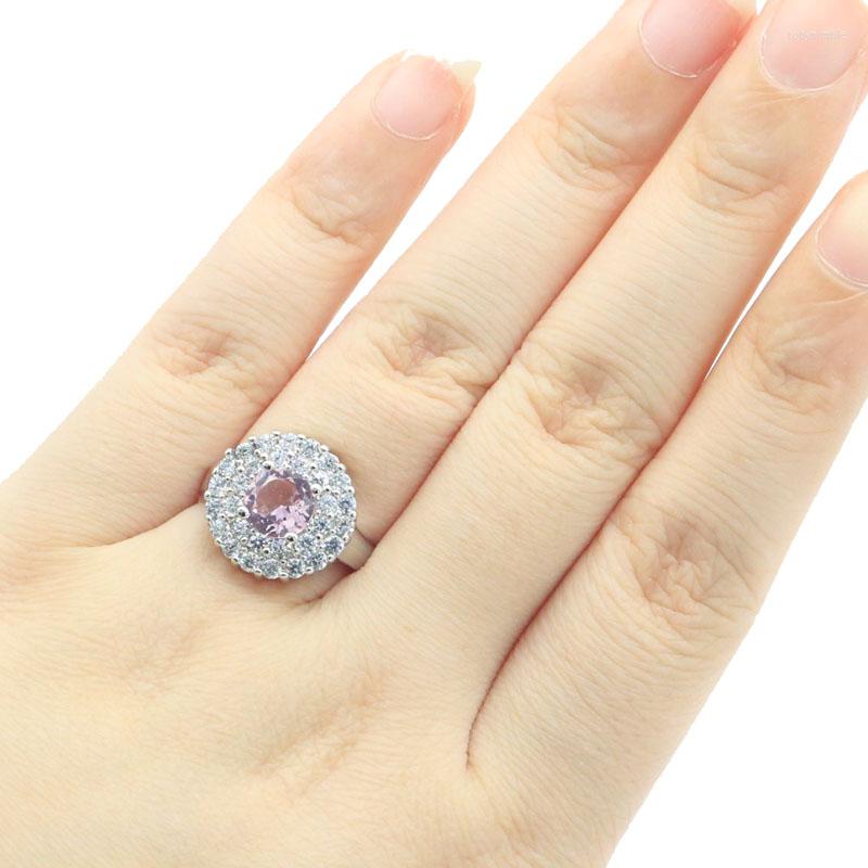 Cluster Rings 15x15mm Lovely Cute 3.9g Pink Kunzite White CZ Daily Wear Fine Jewelry Silver Wholesale Drop
Cluster Rings 15x15mm Lovely Cute 3.9g Pink Kunzite White CZ Daily Wear Fine Jewelry Silver Wholesale Drop