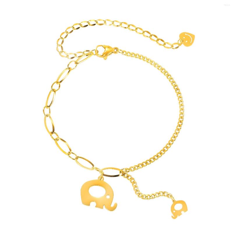 Link Bracelets Charm Rose Gold Elephant Asymmetric Chain Women Fashion Stainless Steel Wrist Jewelry Accessories For Girls
Link Bracelets Charm Rose Gold Elephant Asymmetric Chain Women Fashion Stainless Steel Wrist Jewelry Accessories For Girls