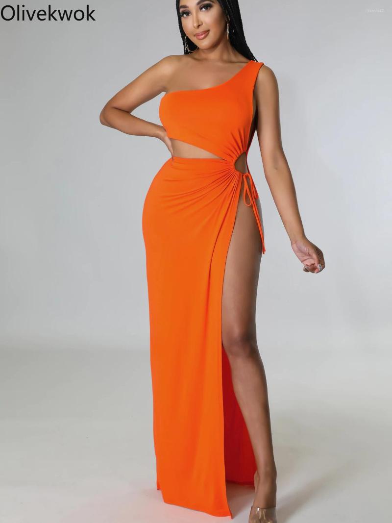 Casual Dresses Olivekwok Fashion Split Women Dress Sleeveless Bandage Female Maxi Sexy Streetwear Asymmetrical Black, Orange
Casual Dresses Olivekwok Fashion Split Women Dress Sleeveless Bandage Female Maxi Sexy Streetwear Asymmetrical Black, Orange