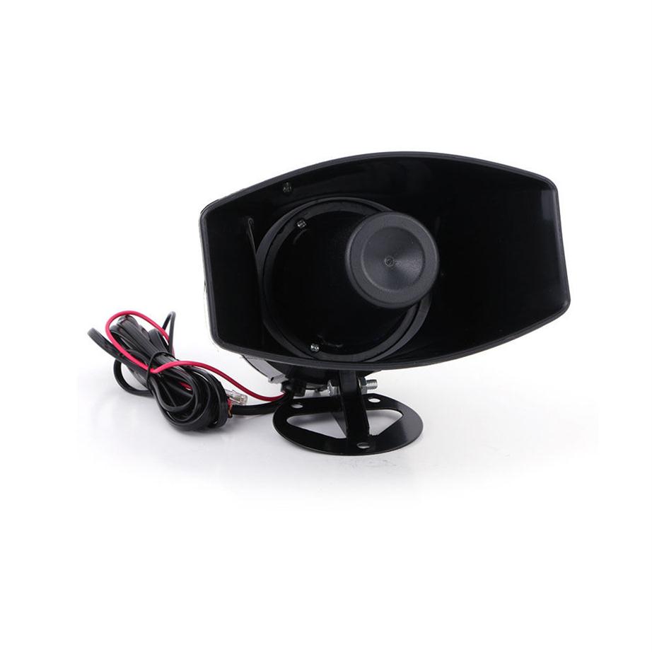 LARATH 1 set 5 Sound Loud Car Truck Speaker Warning Alarm Police Fire Siren Horn 12V 100W 105db With MIC Microphone183q