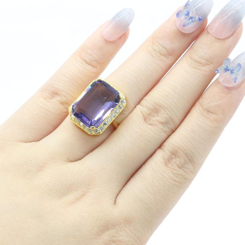 Cluster Rings 20x17mm Lovely Cute 7.5g Purple Spinel White CZ Women Engagement Daily Wear Gold Silver Wholesale Drop
Cluster Rings 20x17mm Lovely Cute 7.5g Purple Spinel White CZ Women Engagement Daily Wear Gold Silver Wholesale Drop