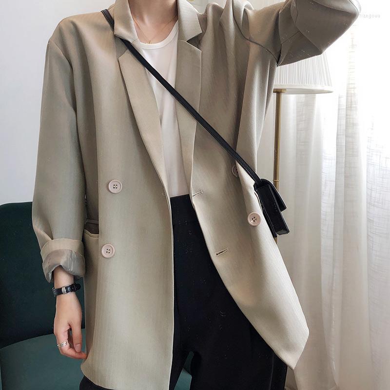 Women' Suits Vintage Double Breasted Striped Blazer Women Khaki Pocket Long Sleeve Retro Ladies Blazers Spring Summer Female Outerwear, Black
Women' Suits Vintage Double Breasted Striped Blazer Women Khaki Pocket Long Sleeve Retro Ladies Blazers Spring Summer Female Outerwear, Black