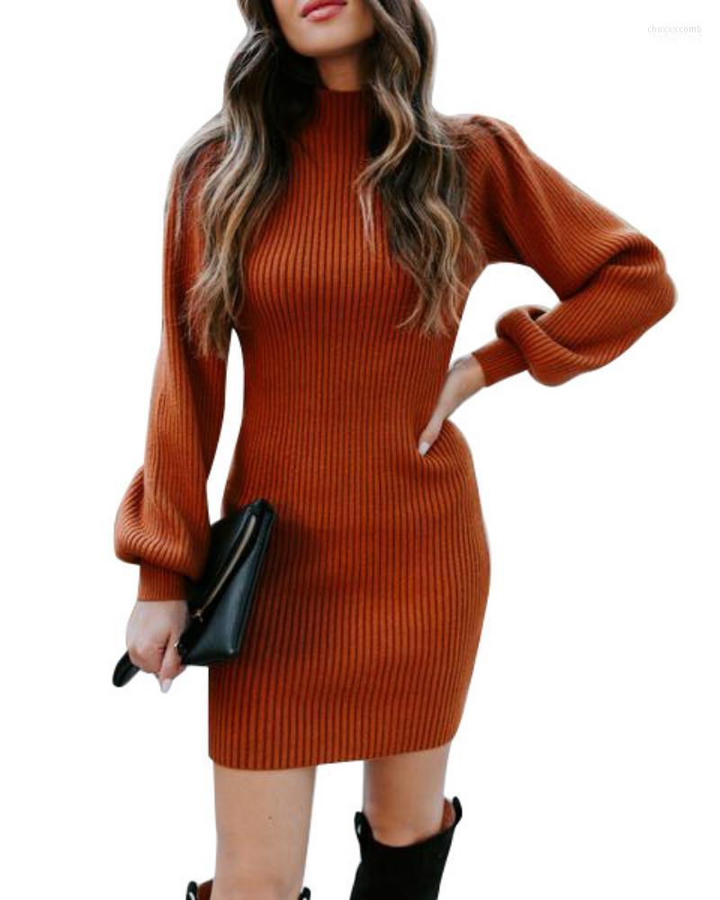 Women' Sweaters Women' Winter Autumn Casual Pullover High Collar Sweater Dress Sexy Solid Color, Green
Women' Sweaters Women' Winter Autumn Casual Pullover High Collar Sweater Dress Sexy Solid Color, Green