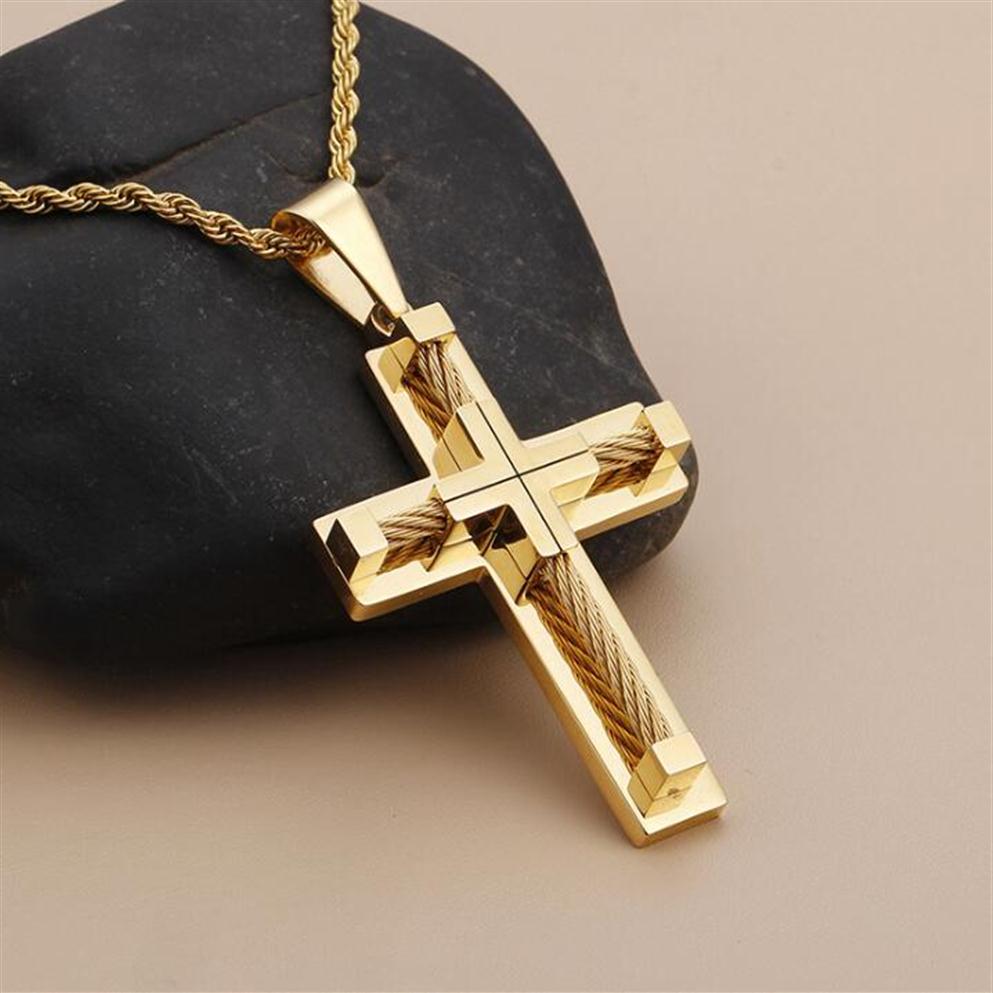 whole hip hop jewelry necklace mens gold chain pendants xmas gift for men203k