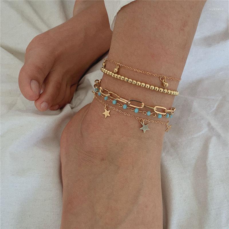 Anklets Bohemian Multi Layer Gold Color Beads For Women Ankle Bracelet On Leg Star Butterfly Anklet Boho Cavigliera Foot Jewelry
Anklets Bohemian Multi Layer Gold Color Beads For Women Ankle Bracelet On Leg Star Butterfly Anklet Boho Cavigliera Foot Jewelry