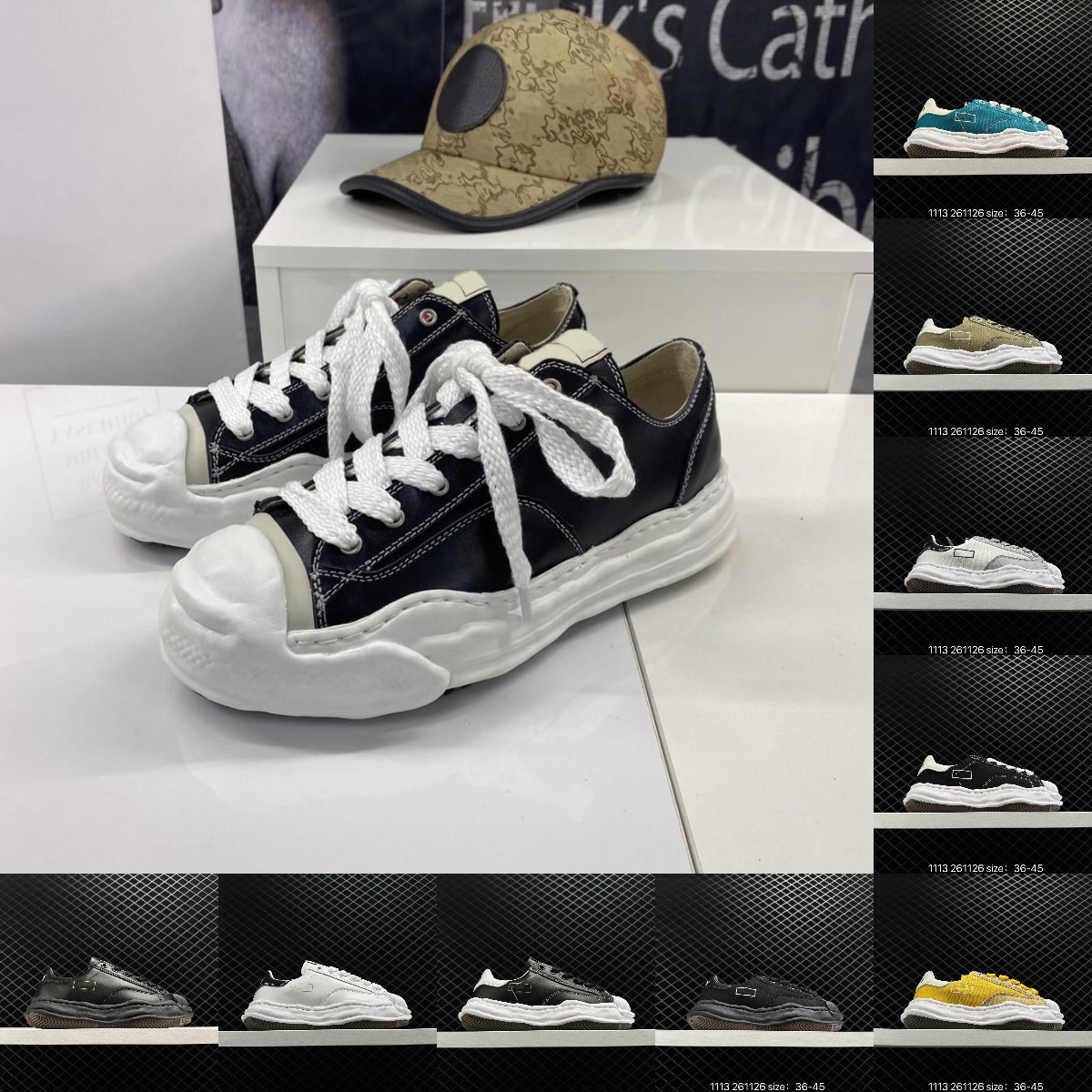 Designer Maison Mihara Yasuhiro Original Sole Sneakers Melted Low Cut Canvas Shoes for Men Miharayasuhiro Toe Cap Sneaker Mens Mmy Sports Shoe Womens Sport Women, 2611261
Designer Maison Mihara Yasuhiro Original Sole Sneakers Melted Low Cut Canvas Shoes for Men Miharayasuhiro Toe Cap Sneaker Mens Mmy Sports Shoe Womens Sport Women, 2611261