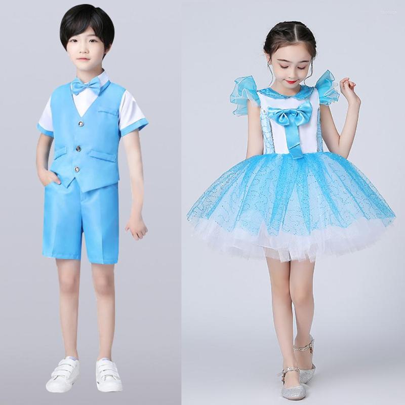 Stage Wear 2022 Girls Pettiskirt Princess Dancing Dress Chorus Boys Tops Pants Show Salsa Cha Samba Tango Sets Ballroom Latin For Kids, Sky blue vest
Stage Wear 2022 Girls Pettiskirt Princess Dancing Dress Chorus Boys Tops Pants Show Salsa Cha Samba Tango Sets Ballroom Latin For Kids, Sky blue vest