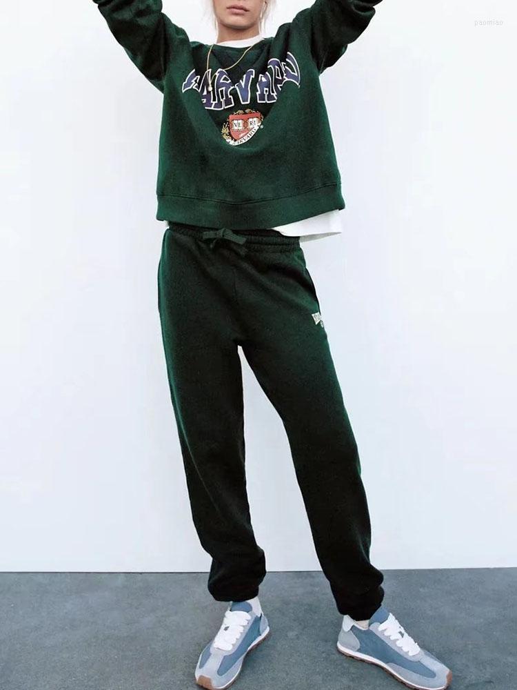 Women' Two Piece Pants 2022 Autumn Product Leisure Sports Wind Round Neck Long-sleeved Printed Sweater Loose Jogging Women' Suit
Women' Two Piece Pants 2022 Autumn Product Leisure Sports Wind Round Neck Long-sleeved Printed Sweater Loose Jogging Women' Suit
