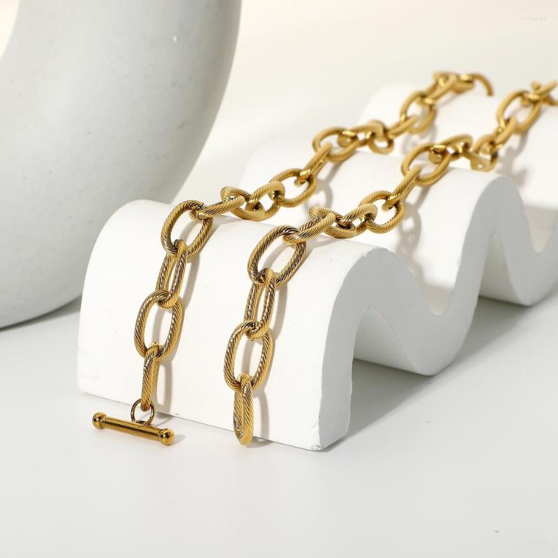 Chains Gold Color Stainless Steel Choker Necklace Women Hip-hop Punk Short Box Link Neck For Jewelry Collares De Moda 2022
Chains Gold Color Stainless Steel Choker Necklace Women Hip-hop Punk Short Box Link Neck For Jewelry Collares De Moda 2022