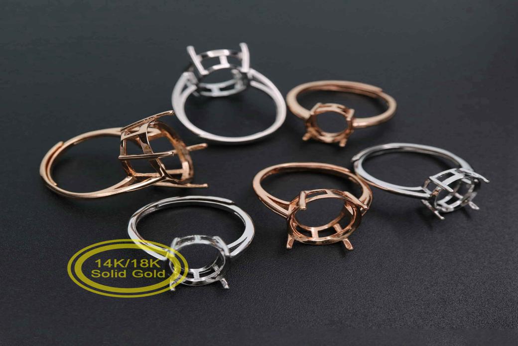 Classic Oval Solid 14K 18K Rose Gold Bezel Adjustable Prong Ring Settings for DIY Gemstone Moissanite Diamond 12240242976341
Classic Oval Solid 14K 18K Rose Gold Bezel Adjustable Prong Ring Settings for DIY Gemstone Moissanite Diamond 12240242976341
