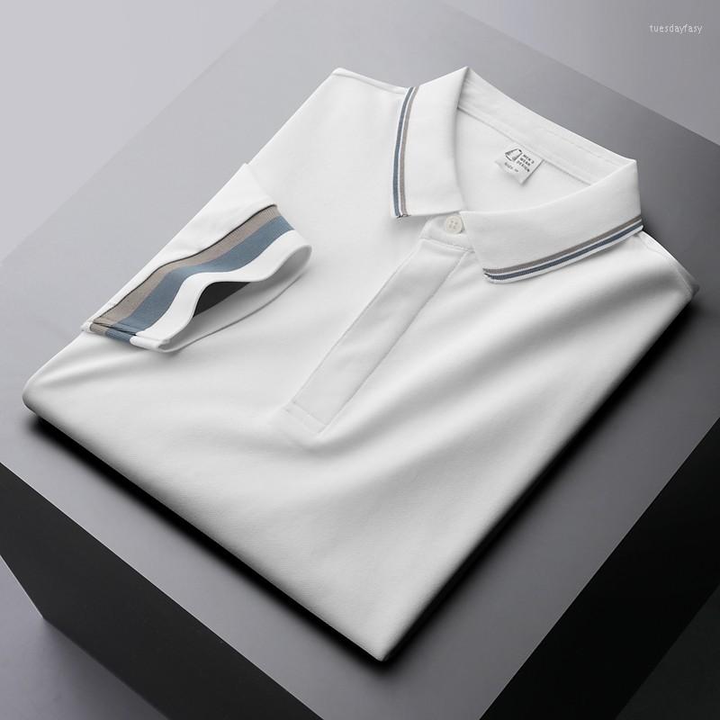 Men's T Shirts Mercerized Cotton T-shirt Luxury Short Sleeve Button Top Solid Color Fashion, Coffee
Men's T Shirts Mercerized Cotton T-shirt Luxury Short Sleeve Button Top Solid Color Fashion, Coffee