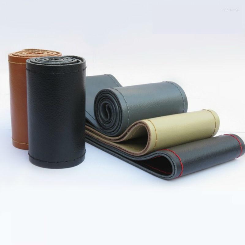 Steering Wheel Covers Car Styling Multiple Colors Hand Work Sewing Soft Leather Cover Protector Automotive Interior Accessories
Steering Wheel Covers Car Styling Multiple Colors Hand Work Sewing Soft Leather Cover Protector Automotive Interior Accessories