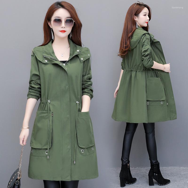 Women's Trench Coats Plus Size 5XL Coat Women Spring Autumn Long Outerwear Casual Tops Hooded Windbreaker Female Windproof Lining A676, Red
Women's Trench Coats Plus Size 5XL Coat Women Spring Autumn Long Outerwear Casual Tops Hooded Windbreaker Female Windproof Lining A676, Red