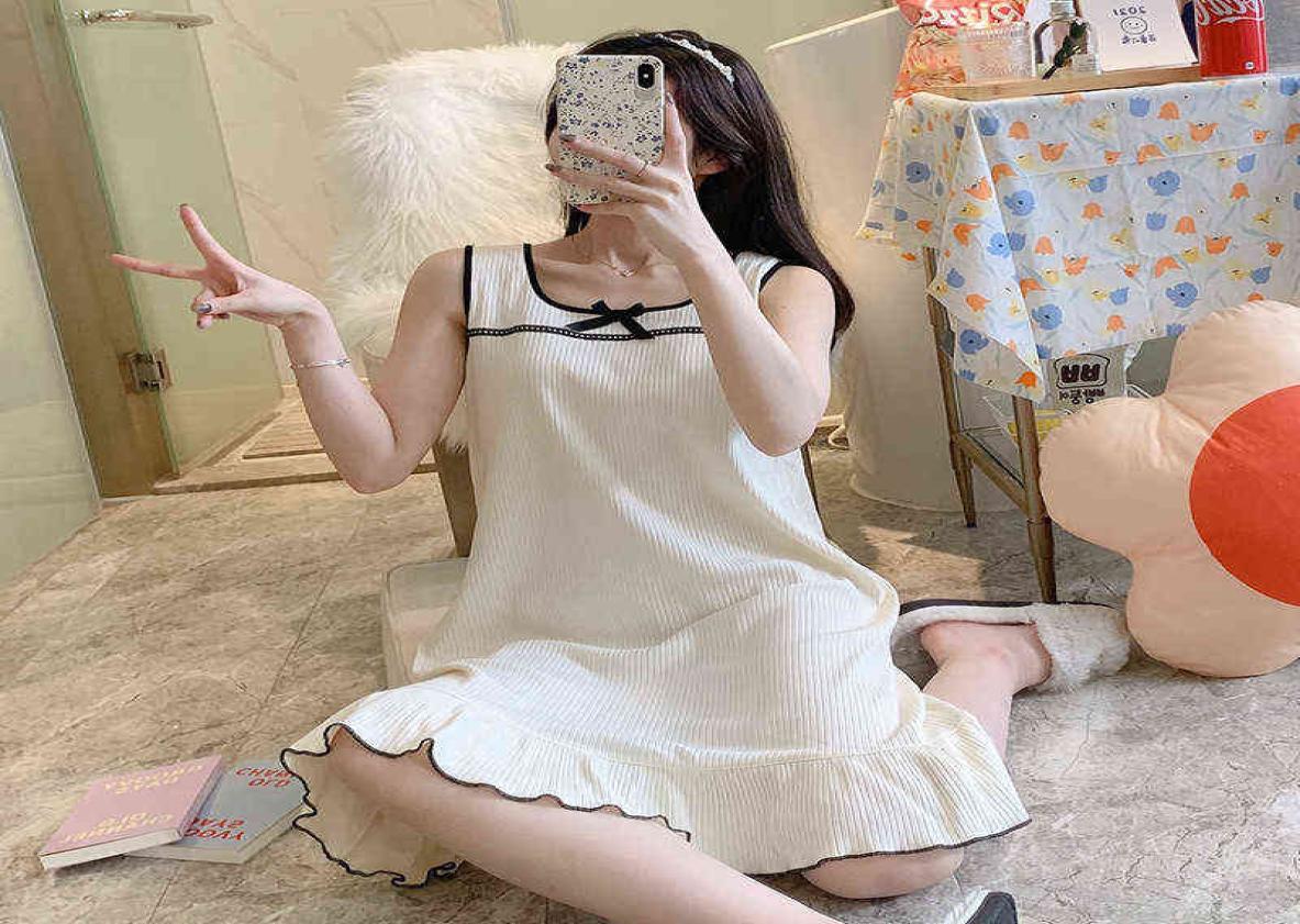 Modal Nightgown Female Summer V Dress Home Service Cloes Princess Style Sweet Nightdresses Women Big Size Night Shirt 3XL J220730, Brown
Modal Nightgown Female Summer V Dress Home Service Cloes Princess Style Sweet Nightdresses Women Big Size Night Shirt 3XL J220730, Brown