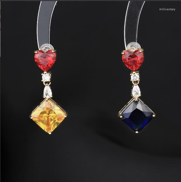 Dangle Earrings Light Luxury Style Fashion All-match Color Matching Love Geometric Stud Women S925 Silver Needle Vintage Jewelry
Dangle Earrings Light Luxury Style Fashion All-match Color Matching Love Geometric Stud Women S925 Silver Needle Vintage Jewelry