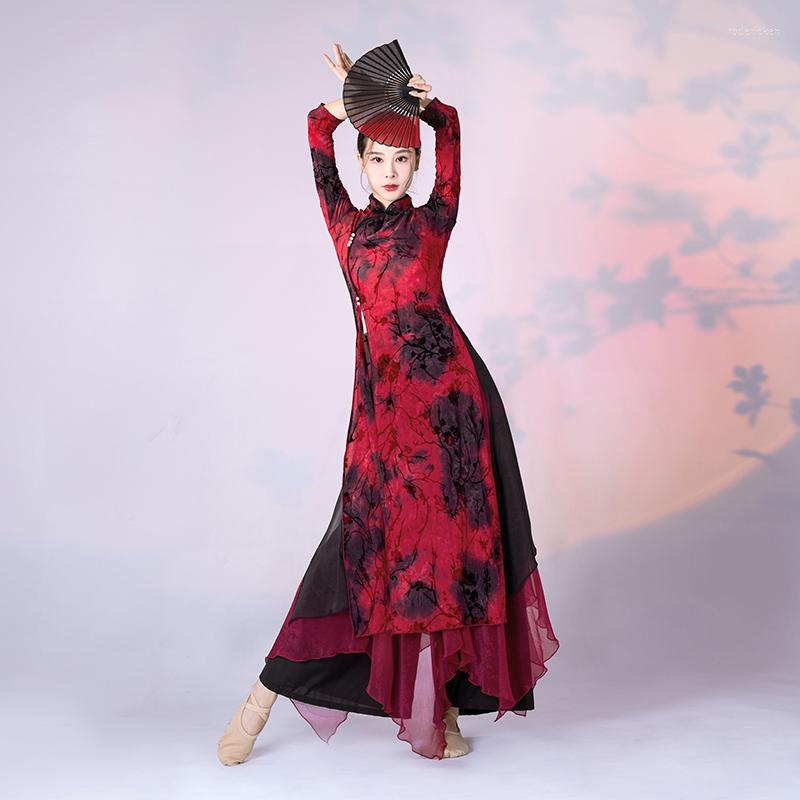 Stage Wear Chinese Dance Dress Women Classical Outfit Fairy Cheongsam Performance Costume Festival Clothing Folk Dancewear JL5039, Only dress
Stage Wear Chinese Dance Dress Women Classical Outfit Fairy Cheongsam Performance Costume Festival Clothing Folk Dancewear JL5039, Only dress