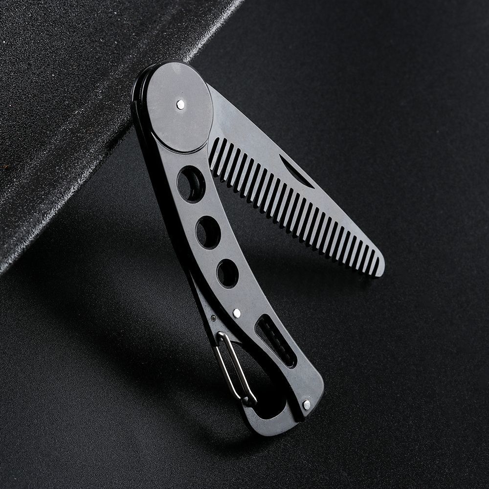 Hair Brushes 1PCS Men Beard Styling Comb Stainless Steel Folding Anti Static Mustache Hairdressing Tools Wholesale 221119
Hair Brushes 1PCS Men Beard Styling Comb Stainless Steel Folding Anti Static Mustache Hairdressing Tools Wholesale 221119