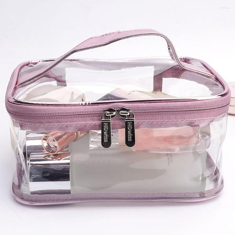 Cosmetic Bags Transparent Waterproof PVC Makeup Pouch Large-capacity Women Portable Toiletry Organizer Storage Cases, Pink
Cosmetic Bags Transparent Waterproof PVC Makeup Pouch Large-capacity Women Portable Toiletry Organizer Storage Cases, Pink