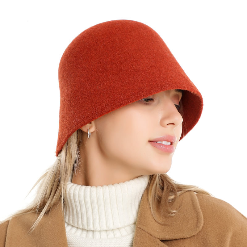 Wide Brim Hats Bucket Autumn and Winter Wool Women s Solid Color Windproof Warm for Teens Felt Girl 221119, White
Wide Brim Hats Bucket Autumn and Winter Wool Women s Solid Color Windproof Warm for Teens Felt Girl 221119, White