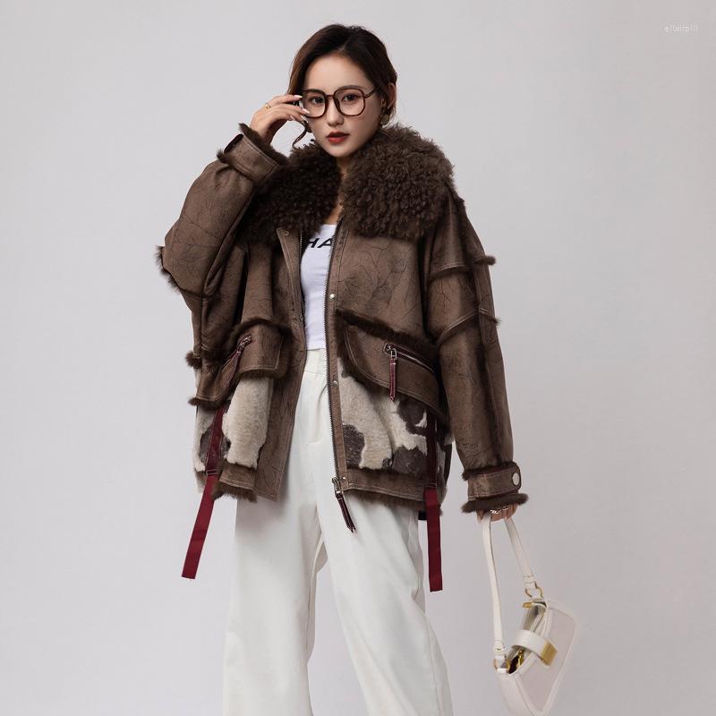 Women' Fur Haining Locomotive Integrated Coat Women' Wool Medium Long Korean Winter 2022, Picture color
Women' Fur Haining Locomotive Integrated Coat Women' Wool Medium Long Korean Winter 2022, Picture color