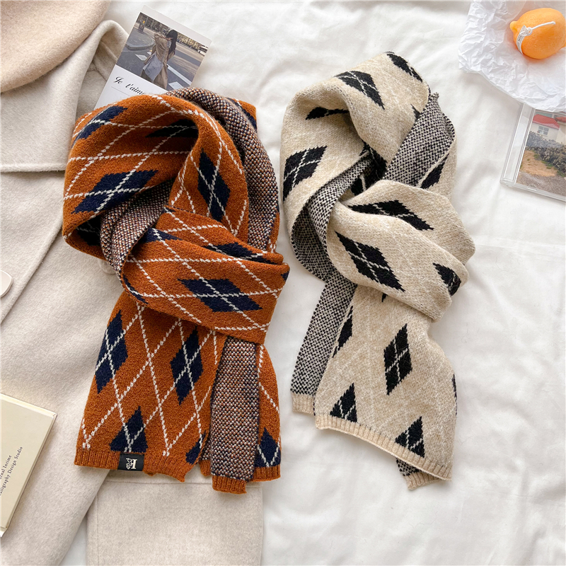 Scarves Fashion Skinny Woolen Yarn Women Scarf Plaid Winter Warm Knitted Neckerchief Bufanda Soft Shawl Wraps Foulard Design Echarpe 221119
Scarves Fashion Skinny Woolen Yarn Women Scarf Plaid Winter Warm Knitted Neckerchief Bufanda Soft Shawl Wraps Foulard Design Echarpe 221119