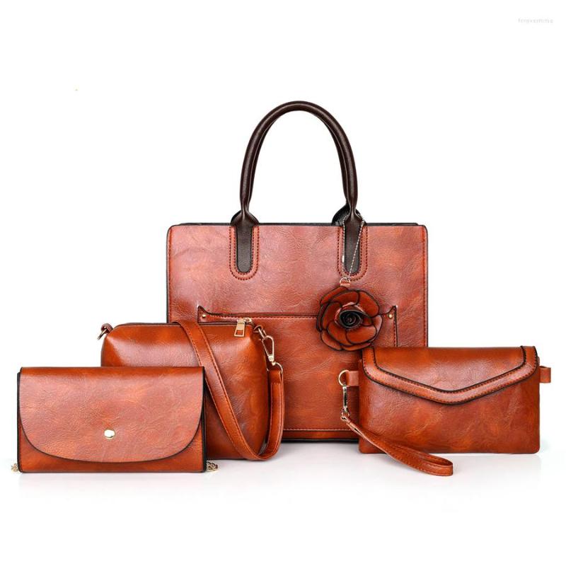 Evening Bags Large Capacity Women PU Leather Handbags Tote High Quality Ladies 4 Pieces Set Shoulder Bag Fashion Designer Messenger, Black
Evening Bags Large Capacity Women PU Leather Handbags Tote High Quality Ladies 4 Pieces Set Shoulder Bag Fashion Designer Messenger, Black