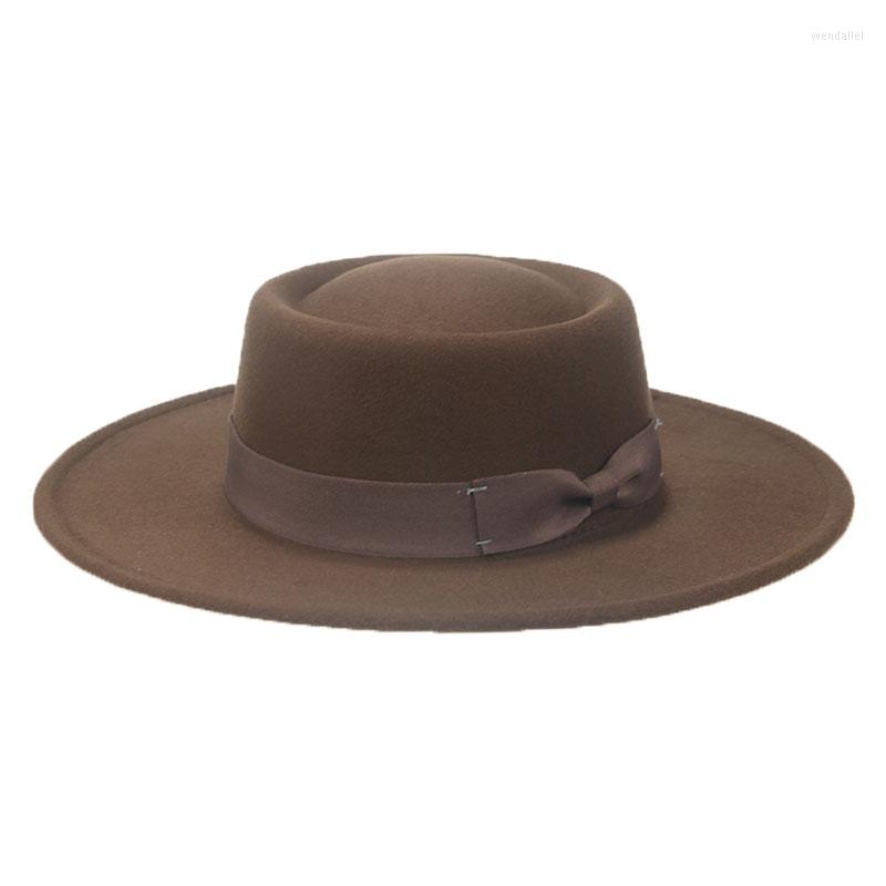Berets Women Hat Fedoras Wide Brim Dome Round Top Ribbon Bowknot Felted Hats Formal Solid Black Red Cowboy 2022 Gorras Hombre, Purple
Berets Women Hat Fedoras Wide Brim Dome Round Top Ribbon Bowknot Felted Hats Formal Solid Black Red Cowboy 2022 Gorras Hombre, Purple