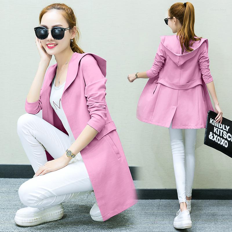 Women' Trench Coats High Quality Women' 2022 Spring And Autumn Fashion Hooded Long Paragraph Cardigan Thin Section Of Windbreaker Coat
Women' Trench Coats High Quality Women' 2022 Spring And Autumn Fashion Hooded Long Paragraph Cardigan Thin Section Of Windbreaker Coat