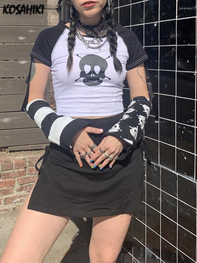 Women' T Shirts KOSAHIKI Hip Hop Detachable Long Sleeve T-shirt Skull Print Women Harajuku Graphic Crop Tee Y2k Vintage Aesthetic Top, Red and sleeve
Women' T Shirts KOSAHIKI Hip Hop Detachable Long Sleeve T-shirt Skull Print Women Harajuku Graphic Crop Tee Y2k Vintage Aesthetic Top, Red and sleeve