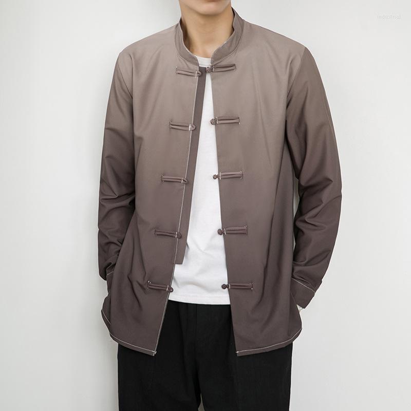 Ethnic Clothing Long Sleeve Chinese Traditional Men High Quality Performance 2 Color Male Cotton Loose Casual Cardigan Coat Jacket
Ethnic Clothing Long Sleeve Chinese Traditional Men High Quality Performance 2 Color Male Cotton Loose Casual Cardigan Coat Jacket