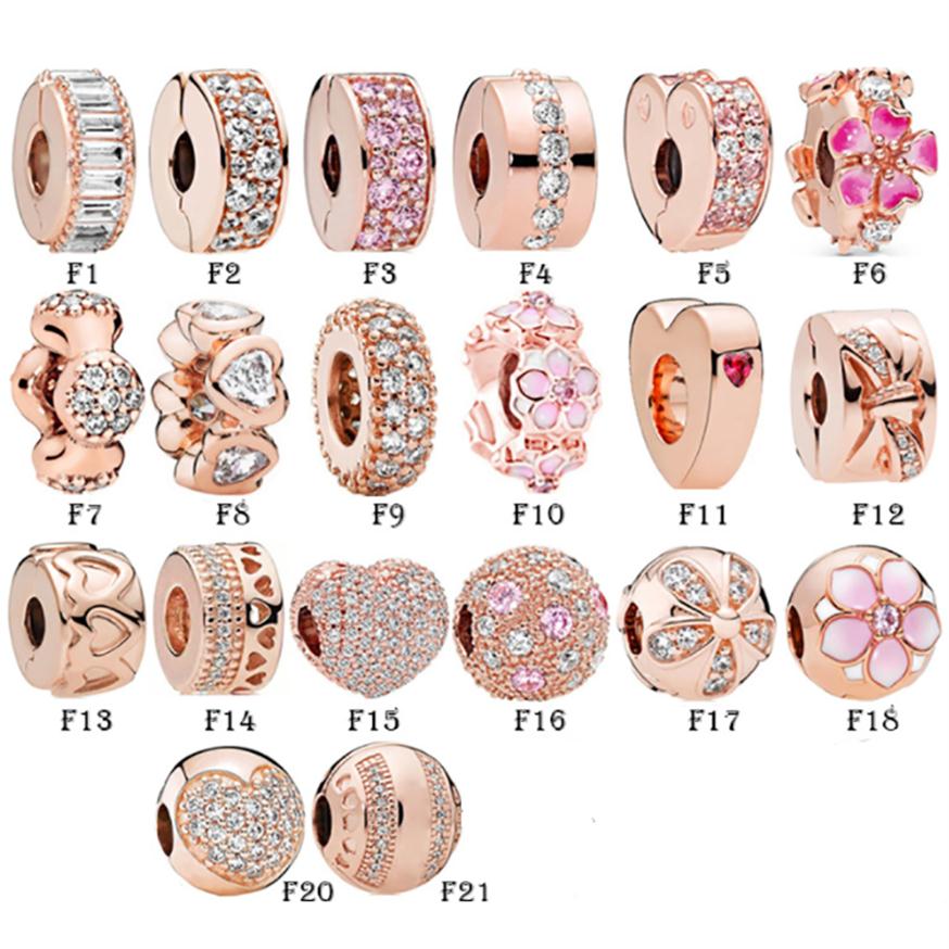 NEW 925 Sterling Silver Fit Pandora Charms Bracelets Rose Gold Flower Daisy Crown Love Heart Pave Clip Charms for European Women Weddin325C
NEW 925 Sterling Silver Fit Pandora Charms Bracelets Rose Gold Flower Daisy Crown Love Heart Pave Clip Charms for European Women Weddin325C