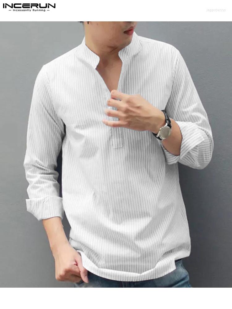 Men' Casual Shirts INCERUN Men Shirt Striped 2022 Long Sleeve V Neck Cotton Leisure Clothing Streetwear Breathable Korean -5XL, Black
Men' Casual Shirts INCERUN Men Shirt Striped 2022 Long Sleeve V Neck Cotton Leisure Clothing Streetwear Breathable Korean -5XL, Black