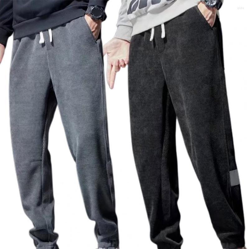 Men's Pants Harem Solid Color Drawstring Bottoms Ankle Tied Mid-rise Corduroy For Daily Wear, Black 
Men's Pants Harem Solid Color Drawstring Bottoms Ankle Tied Mid-rise Corduroy For Daily Wear, Black