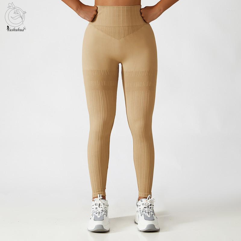Active Pants Yushuhua High Waist Seamless Leggings Push Up Sport Women Fitness Running Yoga Energy Gym Girl, Beige
Active Pants Yushuhua High Waist Seamless Leggings Push Up Sport Women Fitness Running Yoga Energy Gym Girl, Beige