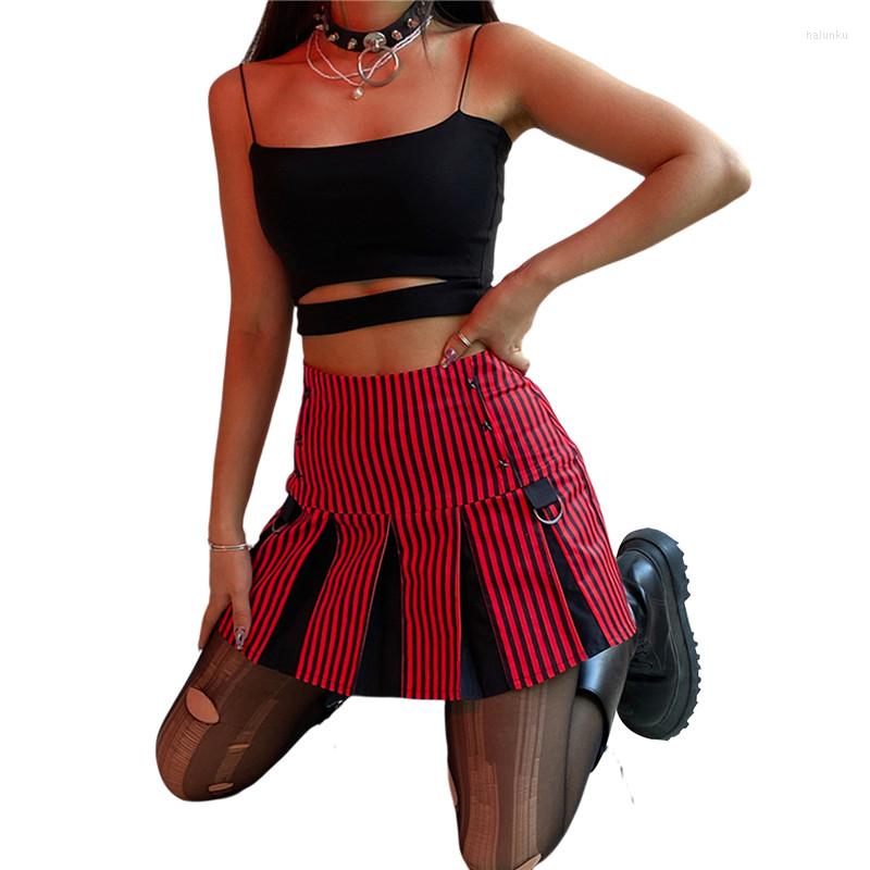 Skirts Women' Pleated High Waist Mini Skirt A-line Flare Gothic Plaid Ruffle Short, Red
Skirts Women' Pleated High Waist Mini Skirt A-line Flare Gothic Plaid Ruffle Short, Red